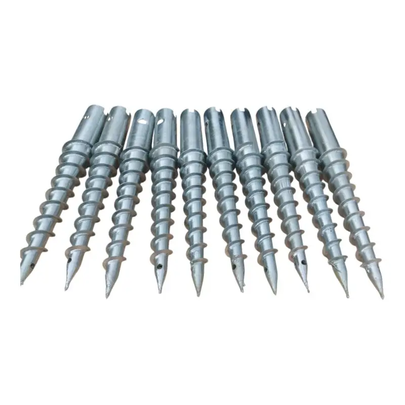 SureSet™ Ground Screws – Galvanised Steel - With Bracket & Bolt Top
